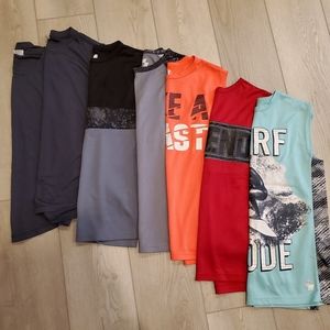 XL Boys 14 Muscle Tank Top Bundlw